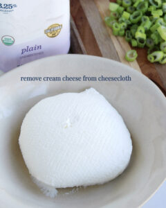 Homemade Kefir Cream Cheese made with Lifeway Kefir