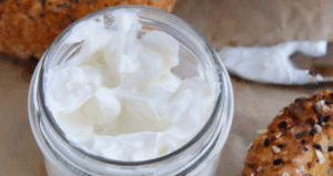 Homemade Kefir Cream Cheese made with Lifeway Kefir