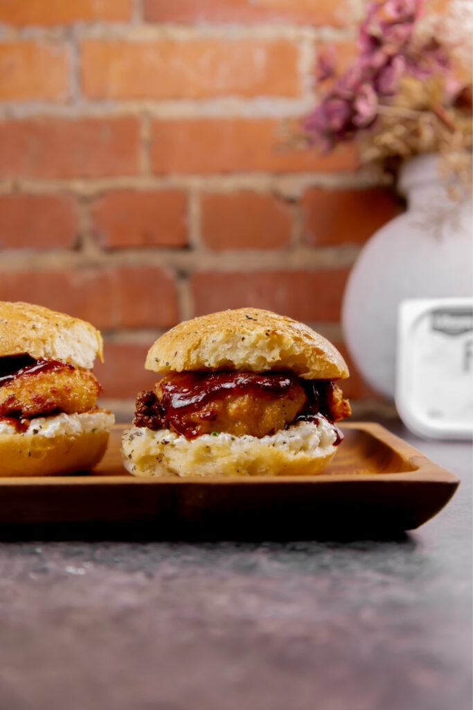 Honey BBQ Chicken Sliders