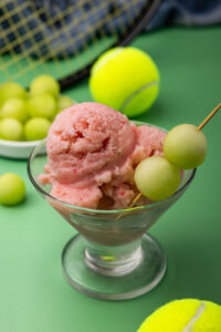 Honey Melon Frozen Kefir Made with Lifeway Kefir
