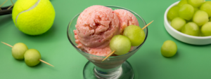 Honey Melon Frozen Kefir Made with Lifeway Kefir