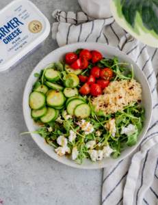 Hot Honey and Farmer Cheese Orzo Salad