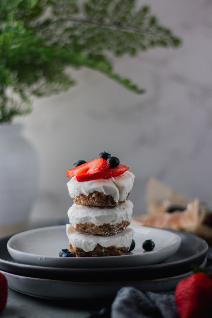 Fruity Cheesecake Bites made with Lifeway Farmer Cheese