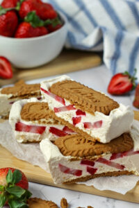 Japanese Cheesecake Ice Cream Sandwiches made with Lifeway Farmer Cheese