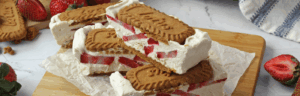 Japanese Cheesecake Ice Cream Sandwiches made with Lifeway Farmer Cheese
