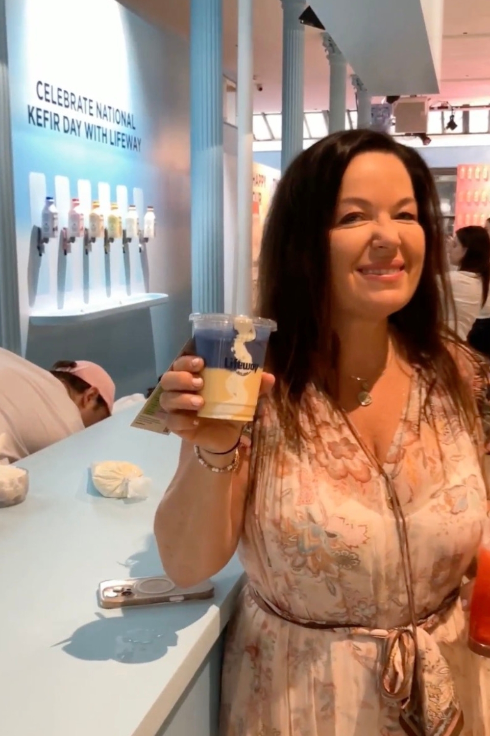 Julie Smolyansky at Lifeway Kefir Shop - Pop-Up in SoHo