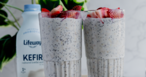 Kefir Lemon Poppy Seed Overnight Oats