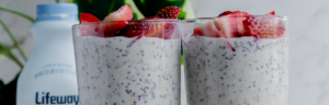 Kefir Lemon Poppy Seed Overnight Oats