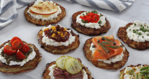 Latkes 8 Ways with Lifeway Farmer Cheese