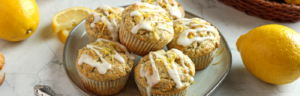 Lemon Poppy Seed Muffins made with Lifeway Kefir