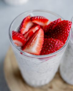 Lemon Poppy Seed Overnight Oats made with Lifeway Kefir