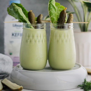 Lifeway Dill Pickle Roundup with Lifeway Kefir and Farmer Cheese