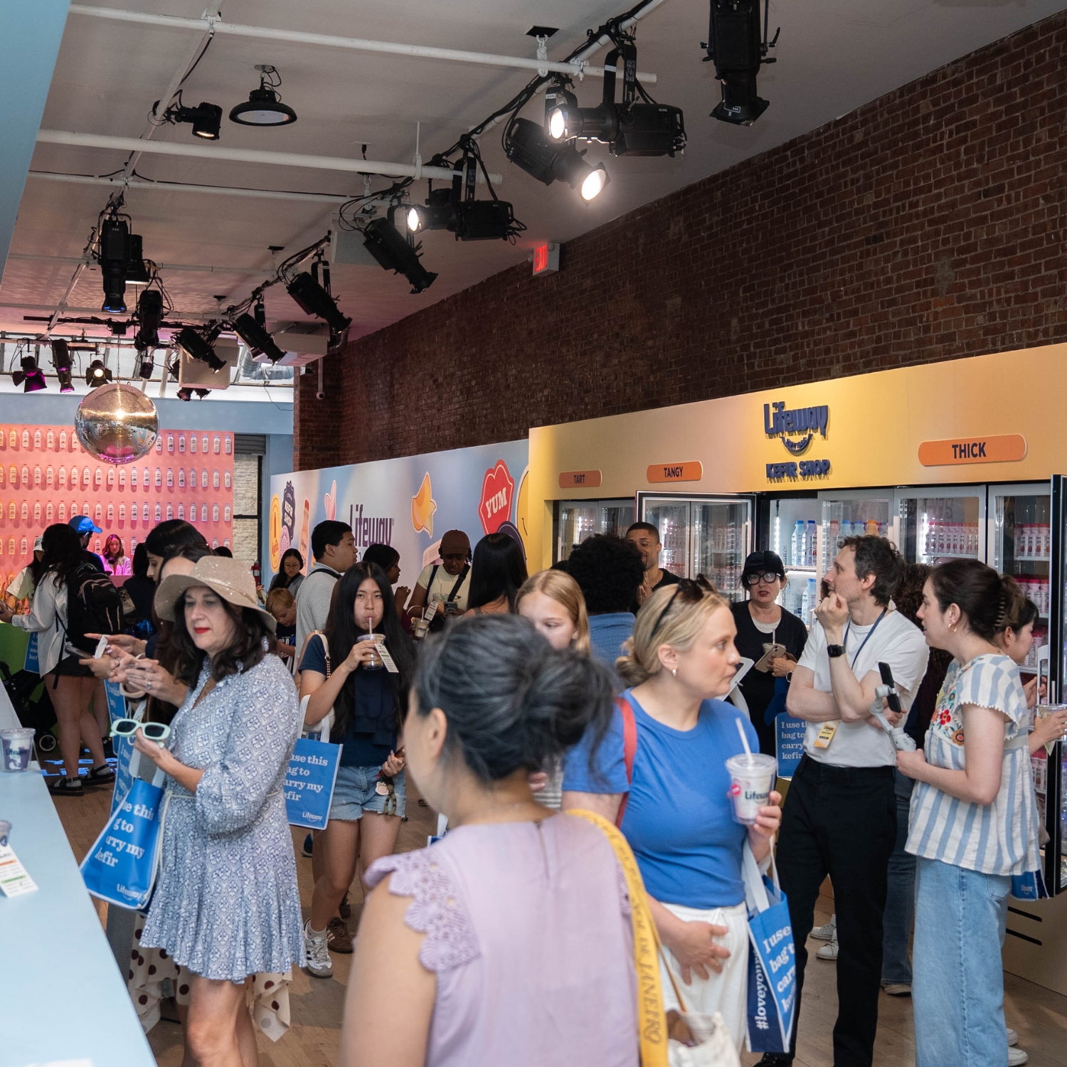 Lifeway Kefir Shop - Pop-Up in SoHo - Crowd