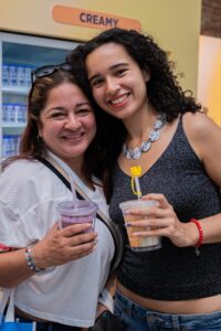 Lifeway Kefir Shop - Pop-Up in SoHo - Guests with Smoothies