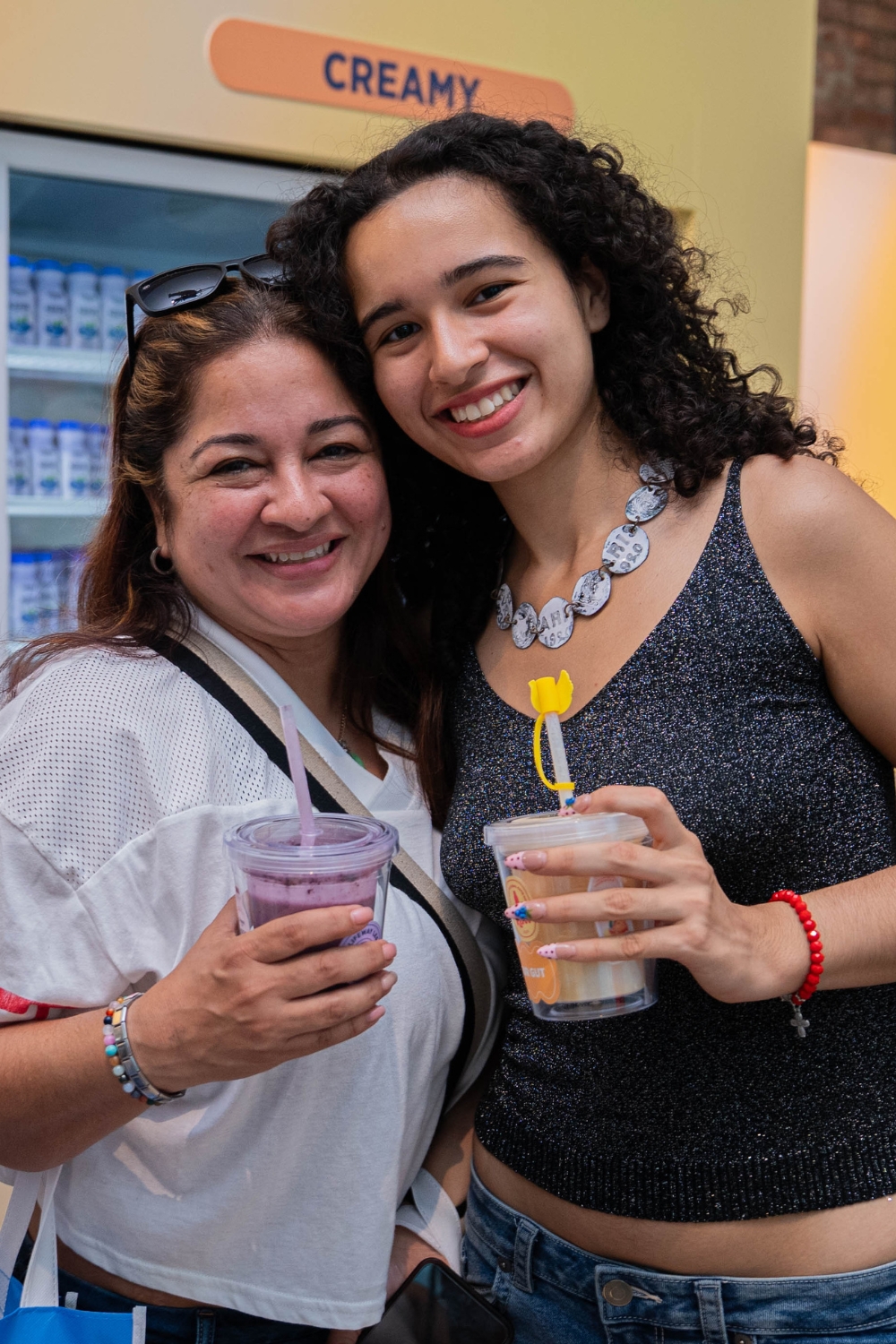 Lifeway Kefir Shop - Pop-Up in SoHo - Guests with Smoothies