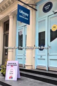 Lifeway Kefir Shop - Pop-up in SoHo - Outside View =
