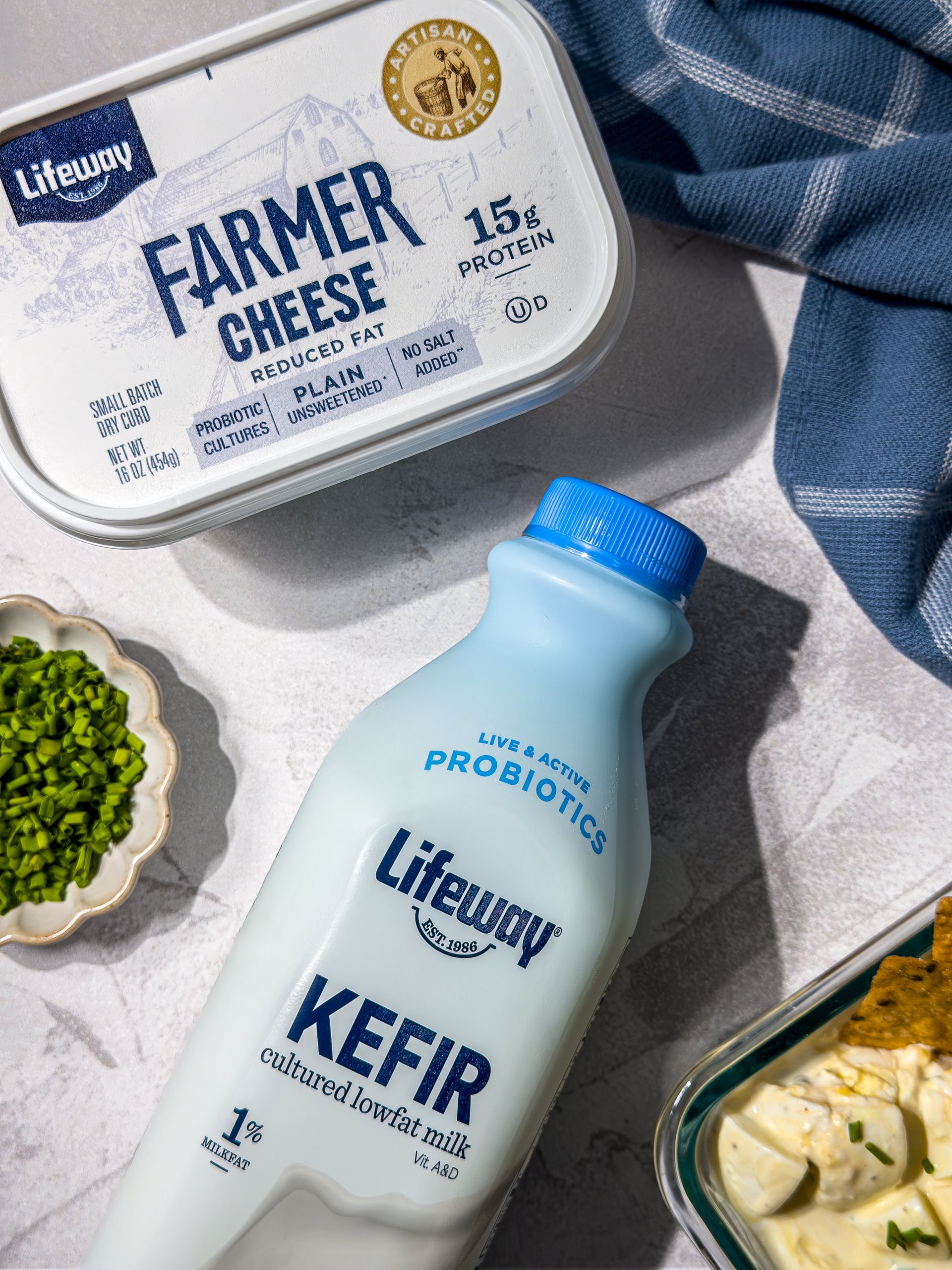 Lifeway Kefir and Farmer Cheese