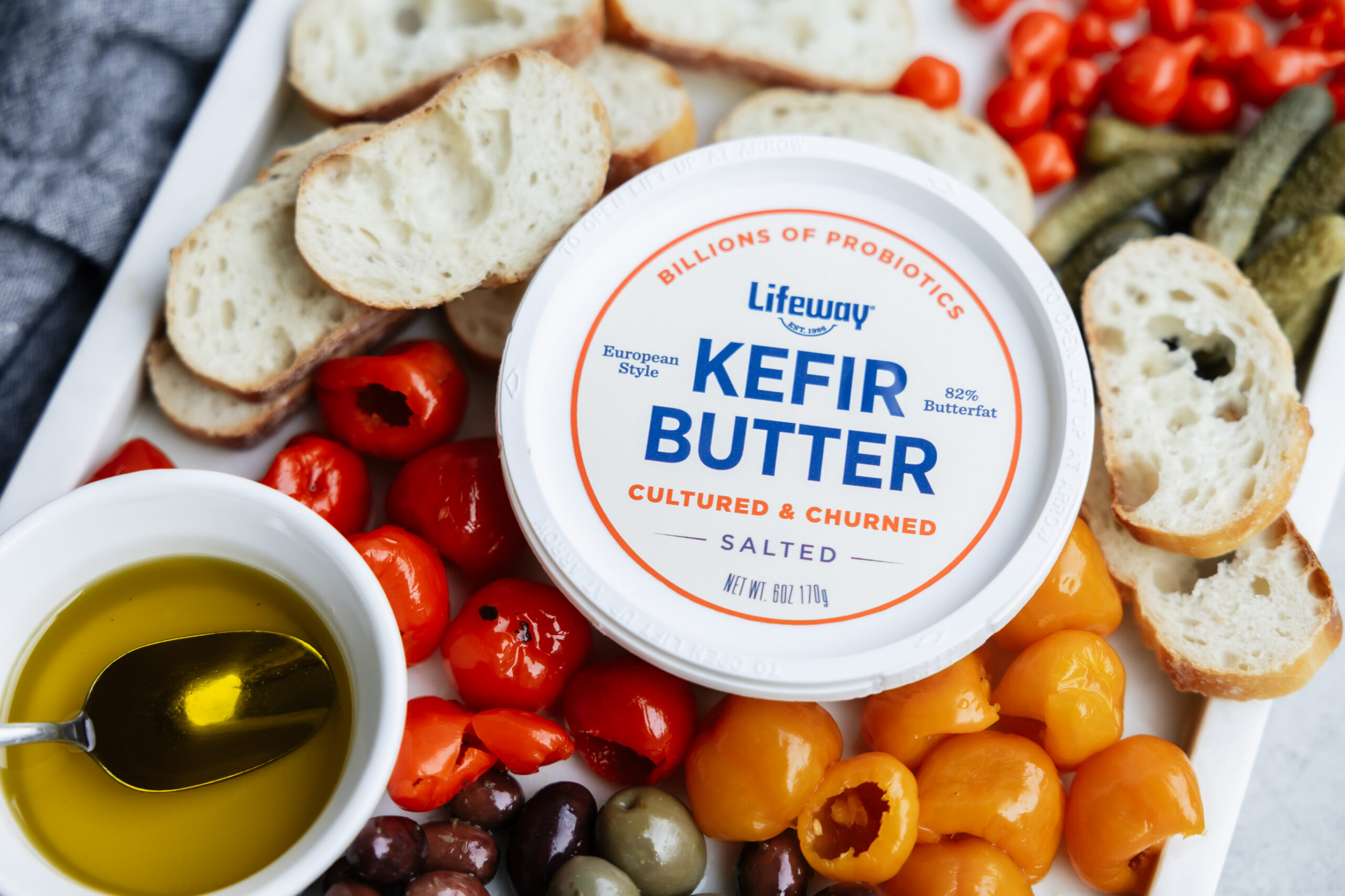 Lifeway Salted Kefir Butter - A European-Style Butter with Live and Active Probiotics 
