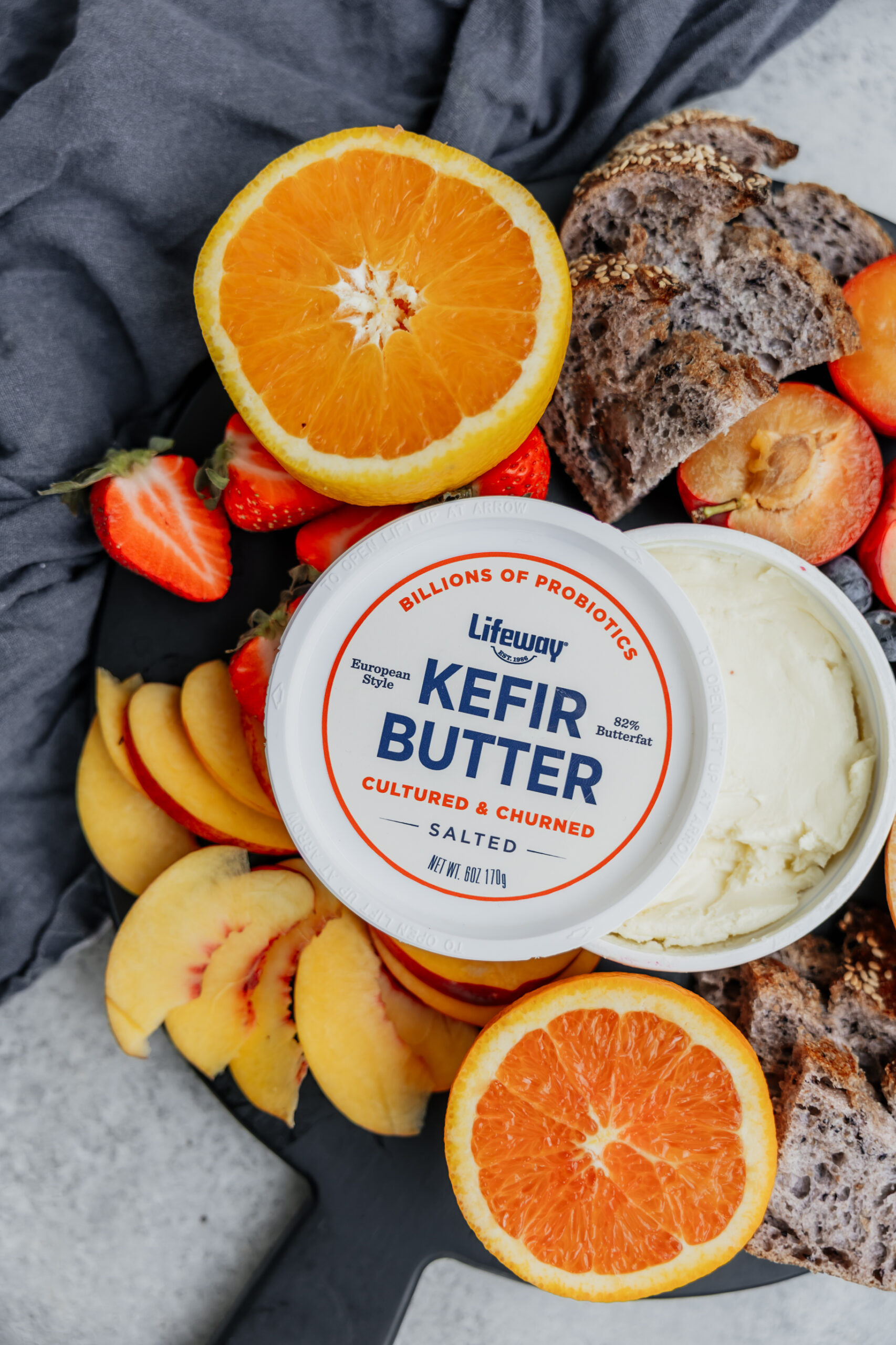 Lifeway Salted Kefir Butter - A European-Style Butter with Live and Active Probiotics 