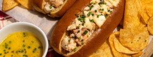 Lobster Rolls made with Lifeway Kefir Salted Butter