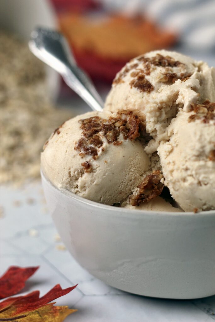 Maple Oatmeal Cookie Dough Ice Cream 