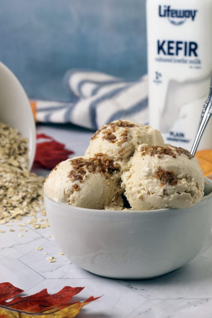 Maple Oatmeal Cookie Dough Ice Cream 