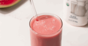 Watermelon Smoothie with Lifeway Kefir