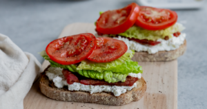 Farmer Cheese BLT Toast