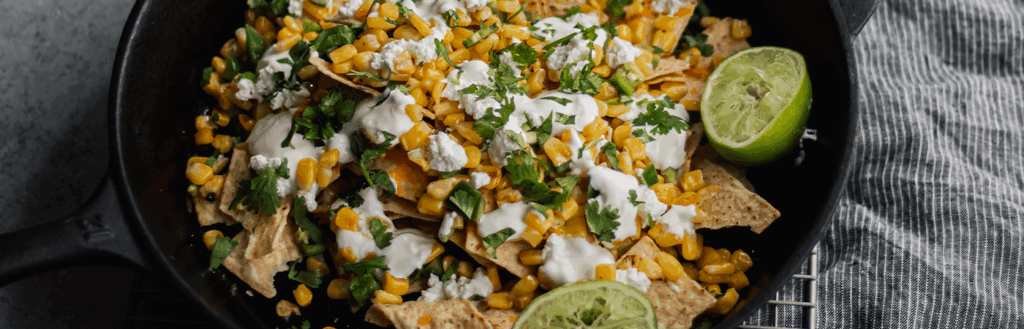Mexican Street Corn Nachos made with Lifeway