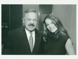 Julie Smolyansky, CEO of Lifeway Foods with Lifeway Kefir with her dad, Michael Smolyansky, founder of Lifeway Foods and Lifeway Kefir