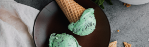 Mint Chocolate Chip Frozen Kefir Made with Lifeway Kefir