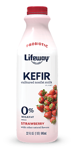 lifeway strawberry nonfat kefir