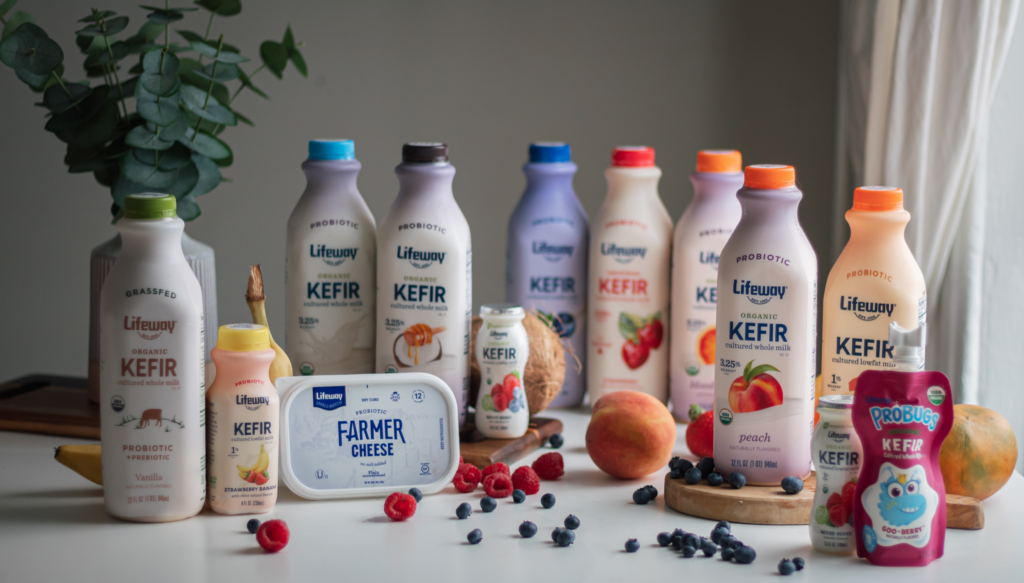 Lifeway Low-Fat Strawberry Kefir Milk Smoothie