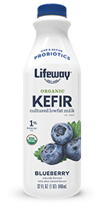 Organic Lowfat Blueberry Kefir
