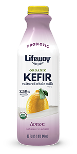 lifeway lemon whole milk kefir