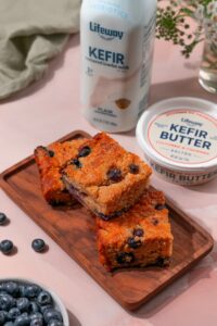 One Pan Kefir Blueberry Biscuits made with Lifeway Kefir and Lifeway Kefir Butter
