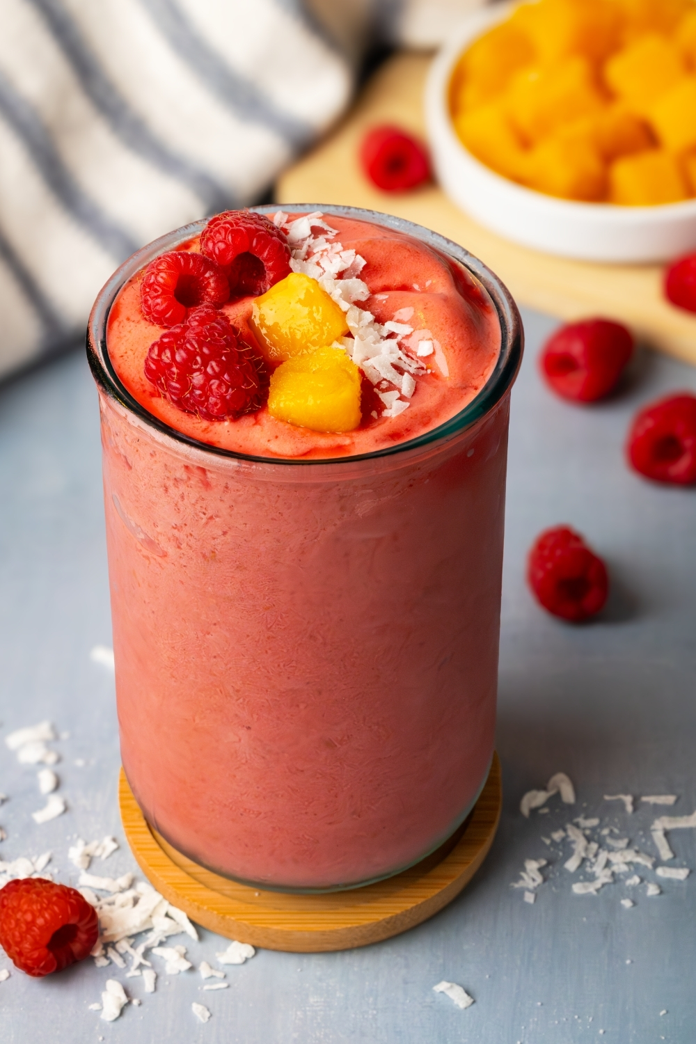 Passion Berry Kefir Smoothie made with Lifeway Kefir