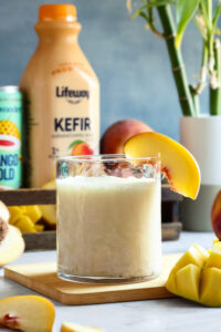 Peach Mango Lifeway Kefir Spritz made with Lifeway Kefir