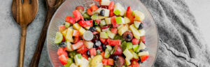 Perfect Bite Every Time Fruit Salad made with Lifeway Kefir