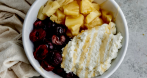 Pineapple Farmer Cheese Bowls