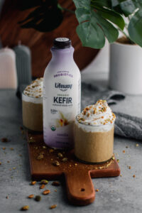Pistachio Cold Brew Smoothie made with Lifeway Kefir