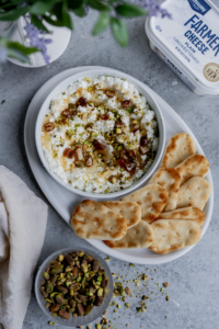 Pistachio and Honey Farmer Cheese Spread