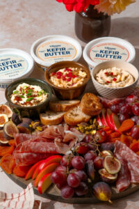 Probiotic Fall Harvest Butter Board Made with Lifeway Kefir Butter