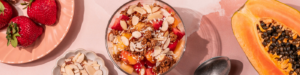 Probiotic Mexican Fruit Parfait with Lifeway Farmer Cheese