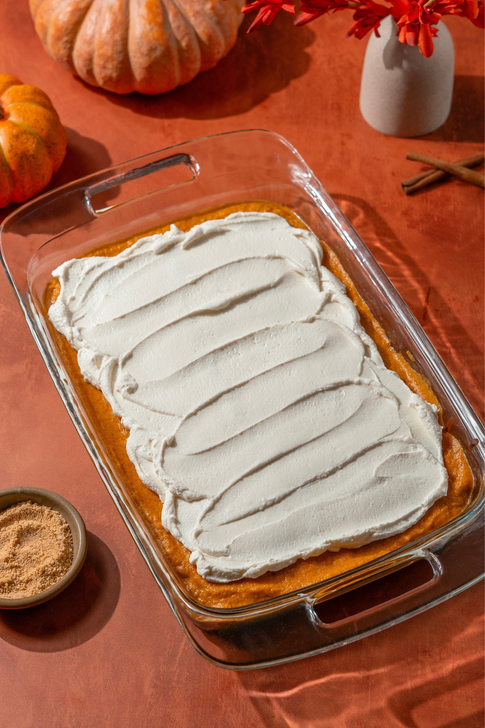 Probiotic Pumpkin Mousse Cheesecake Made with Lifeway Kefir, Lifeway Farmer Cheese, and Lifeway Kefir Butter