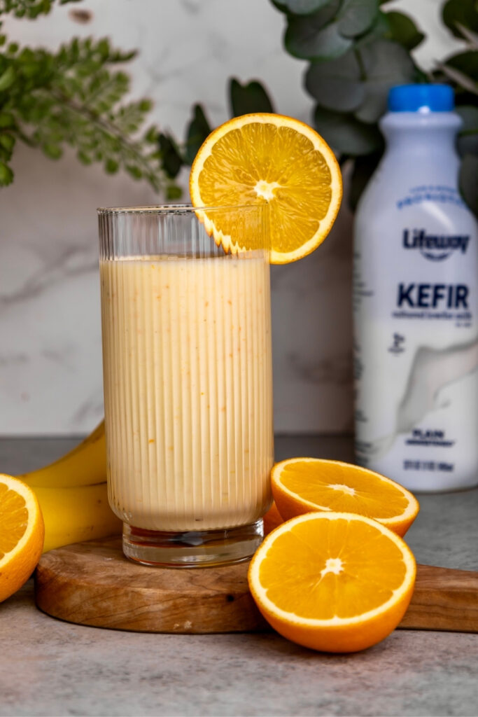Probiotic Skin Glow Smoothie made with Lifeway Kefir