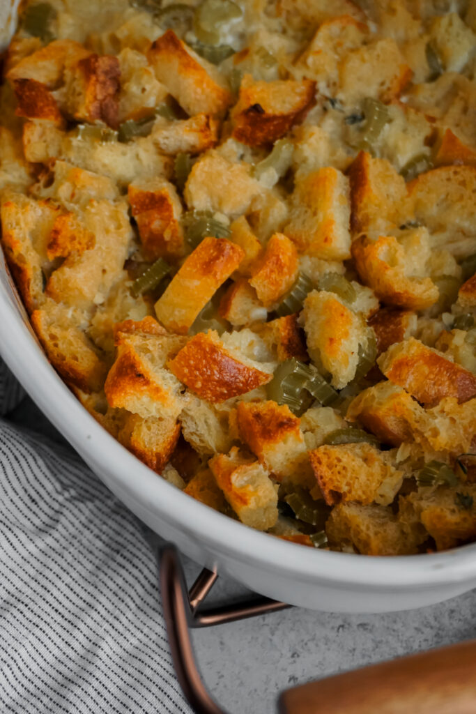 Probiotic Sourdough Stuffing made with Lifeway Kefir