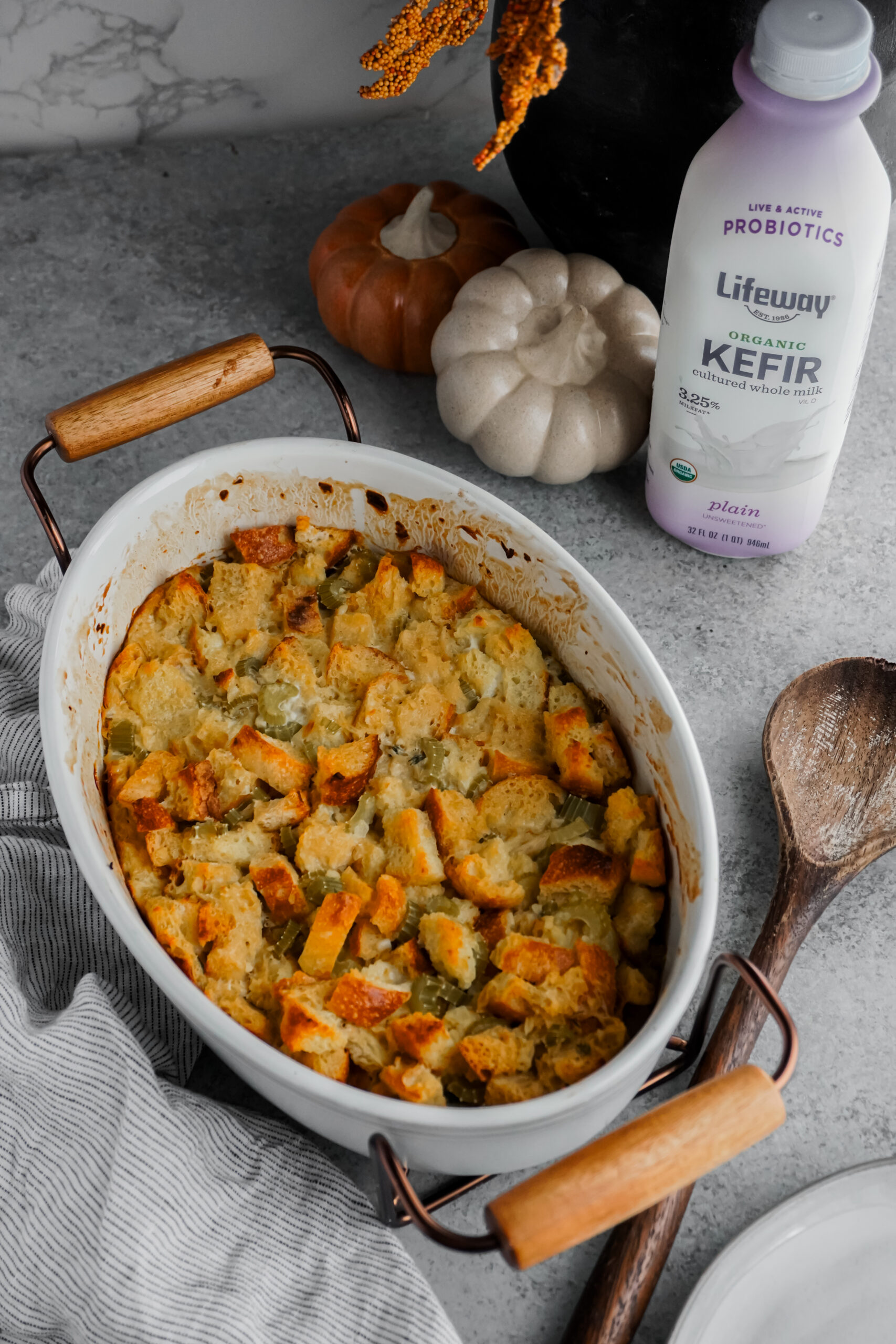 Probiotic Sourdough Stuffing made with Lifeway Kefir - Lifeway Kefir