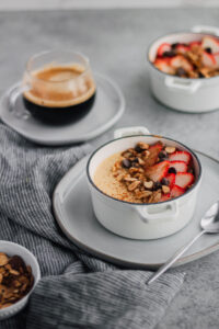 Pumpkin Blended Oats made with Lifeway Kefir