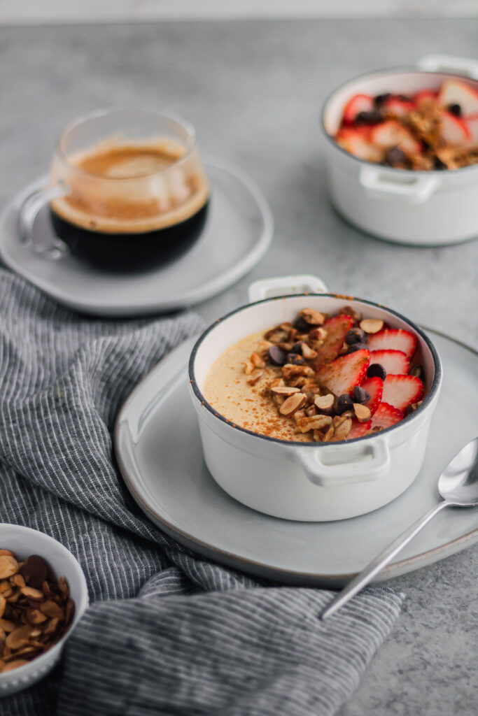 Pumpkin Blended Oats made with Lifeway Kefir